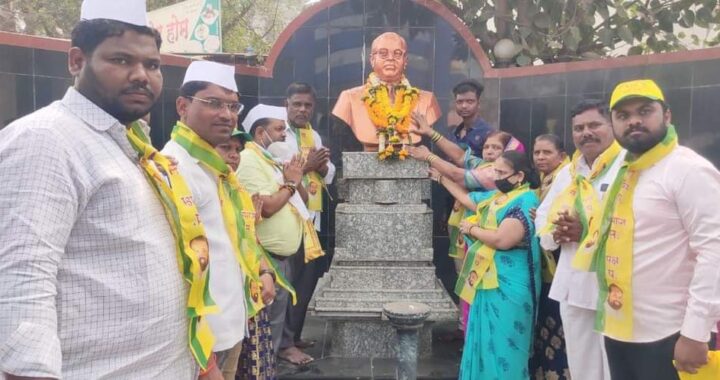 नातेपुते येथे महादेवजी जानकर यांच्या हस्ते राष्ट्रीय समाज पक्षाचा प्रचाराचा शुभारंभ