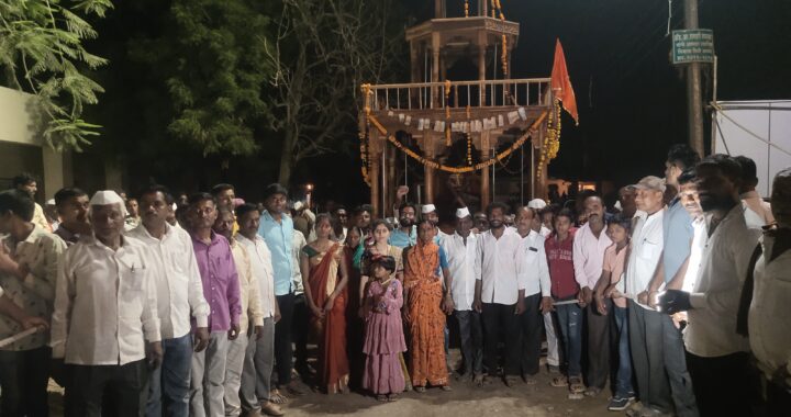 पिरळे येथे प्रथमच तीन मजली रथाच्या साह्याने श्री महालक्ष्मी यात्रेस प्रारंभ