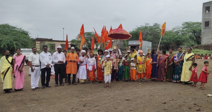 जि.प. पिरळे शाळेत रंगला विद्यार्थी विठ्ठल भक्तांचा दिंडी सोहळा