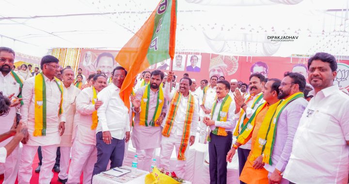 भाजप मध्ये घराणेशाहीला स्थान नाही- जलसंधारण मंत्री गिरीश महाजन